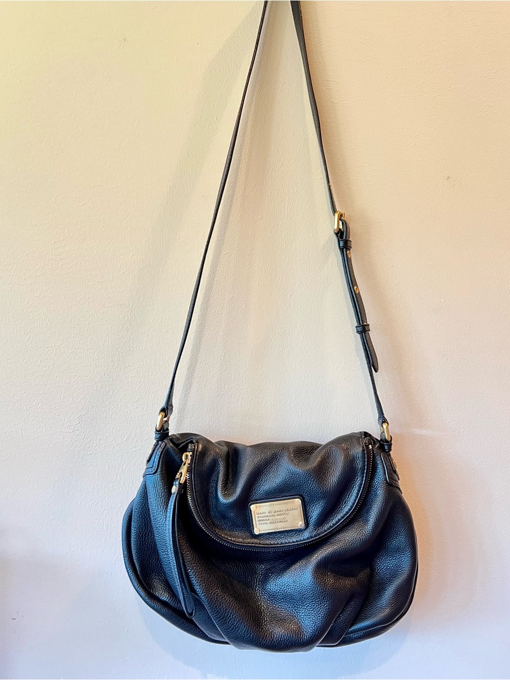 Marc by Marc Jacobs Black Leather Crossbody Shoulder Bag